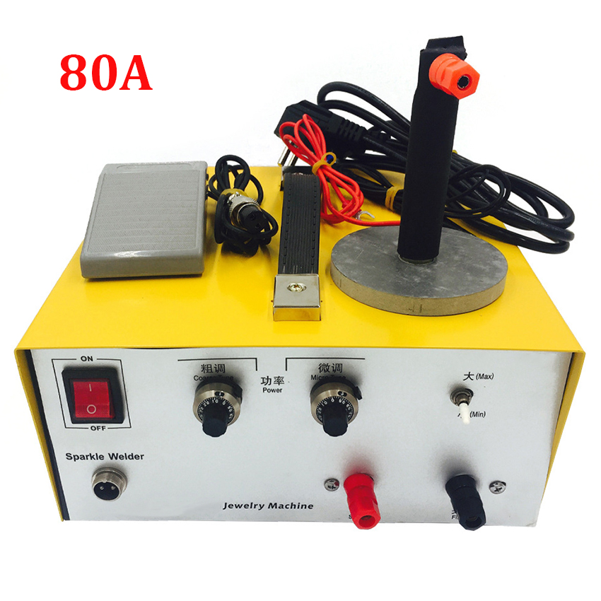 Handheld Laser Spot Welder Jewelry Gold - 500W 80A Handheld Pulse Spot Welder
