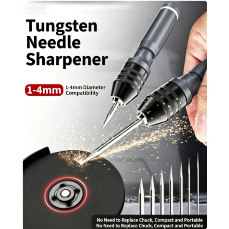 Tungsten Electrode Needle Sharpener Tool - Tungsten Electrode Grinding Tool - TIG