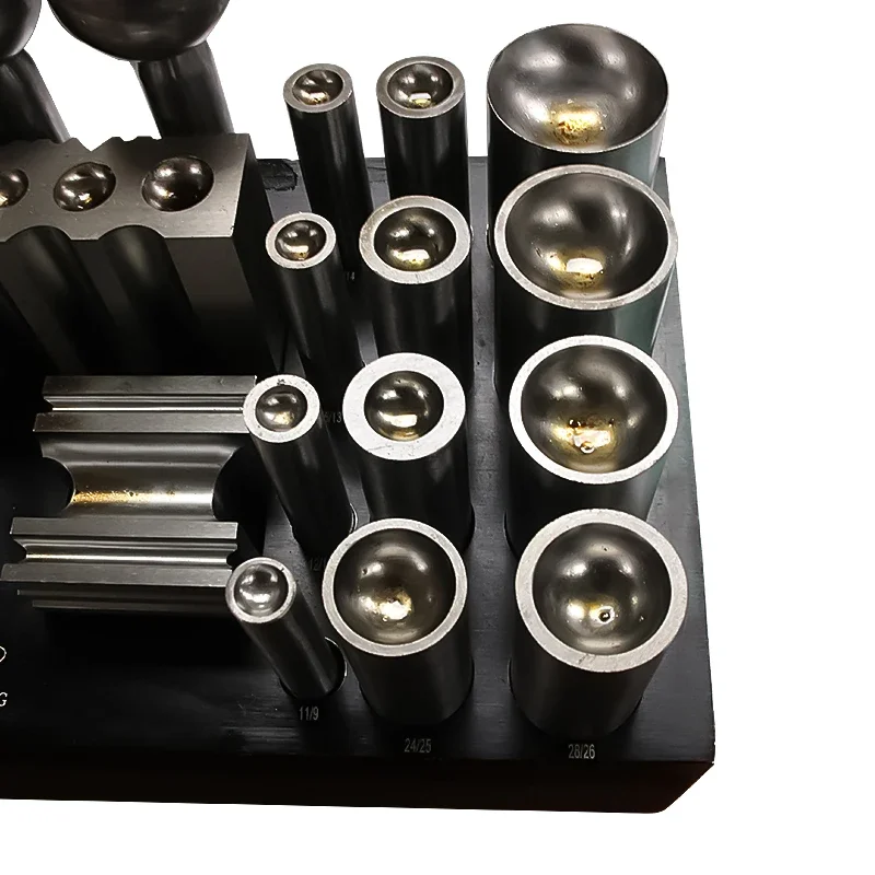2026/Low Price Metal Doming an - Dapping Block And Punch Set Jewelry Doming recension och pris