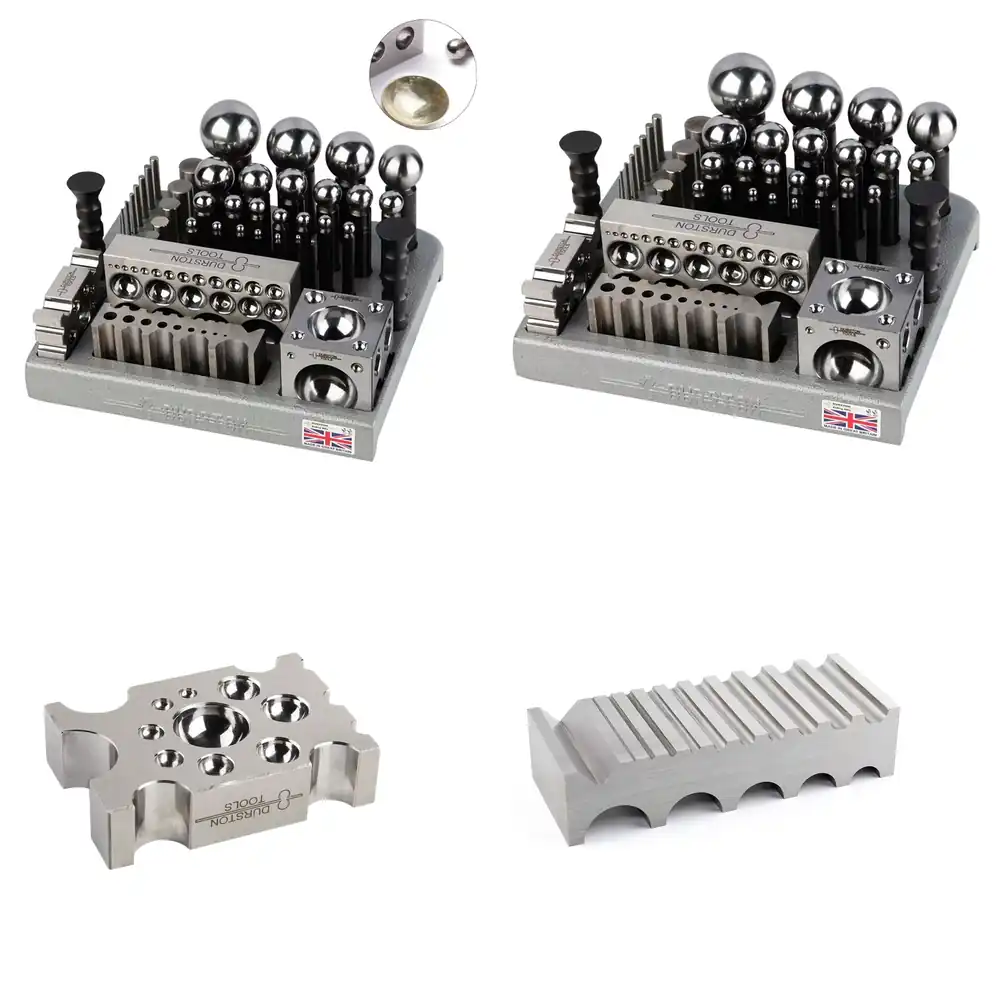 Professional Metalsmithing Too - Dapping Block And Punch Set Jewelry Doming recension och pris