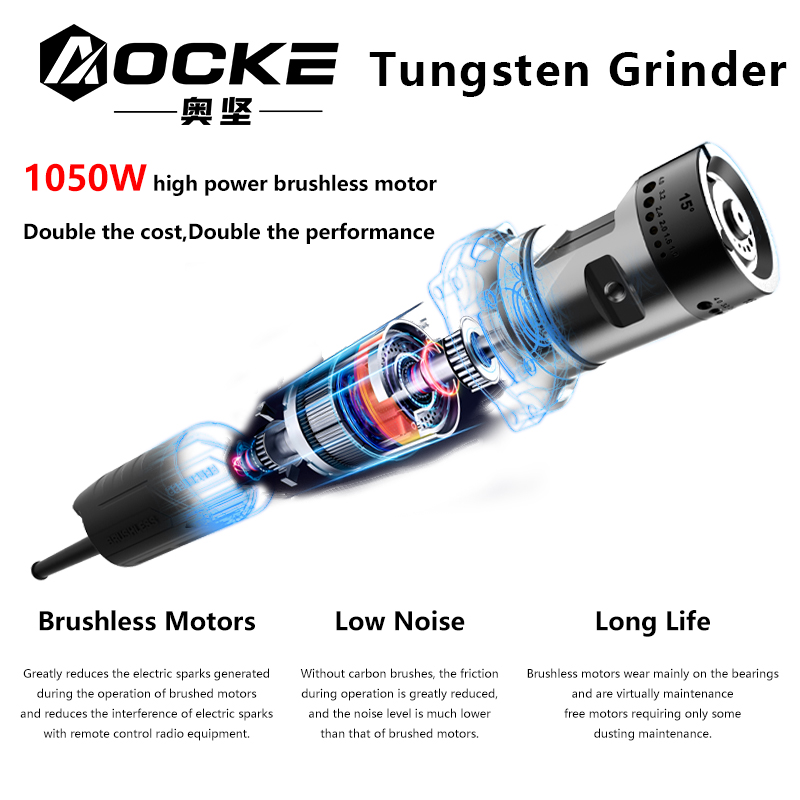 AOCKE AX2Pro Electric Tungsten - Tungsten Electrode Needle Sharpener Tool recension och pris