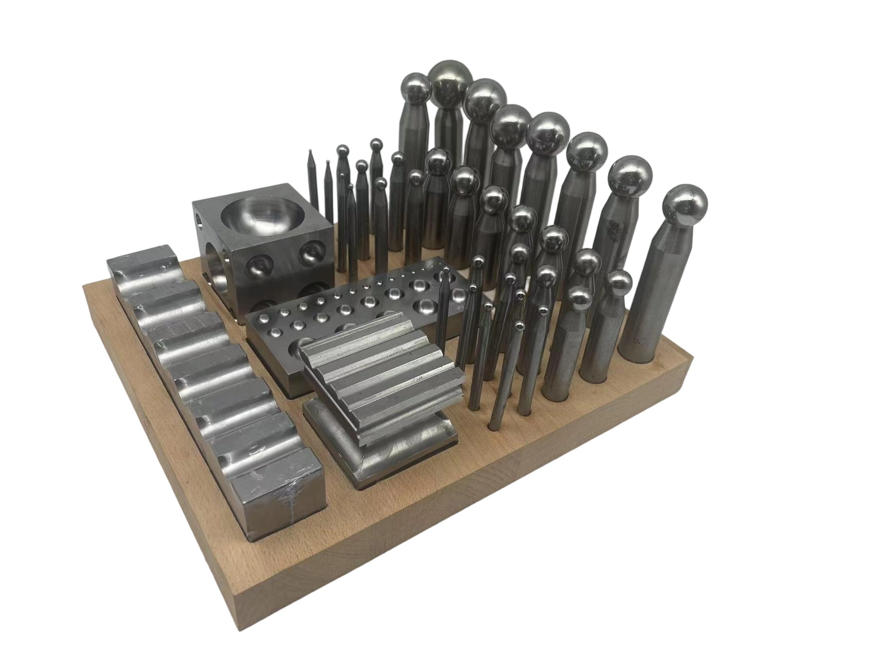 40 PC Doming Block and Punch S - Dapping Block And Punch Set Jewelry Doming recension och pris