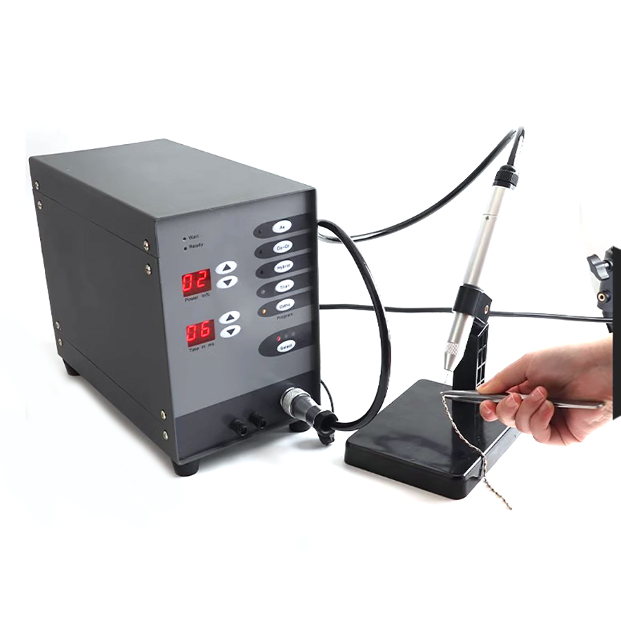 220V Stainless Steel Spot Lase - Handheld Laser Spot Welder Jewelry Gold recension och pris