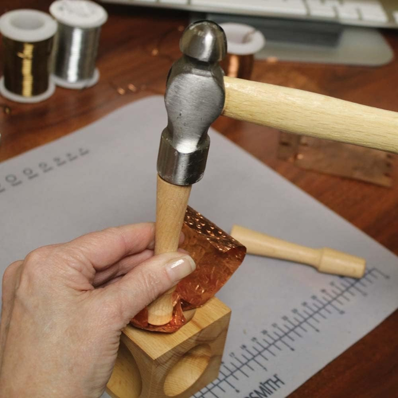 Dapping Block and Punches Set  - Dapping Block And Punch Set Jewelry Doming recension och pris
