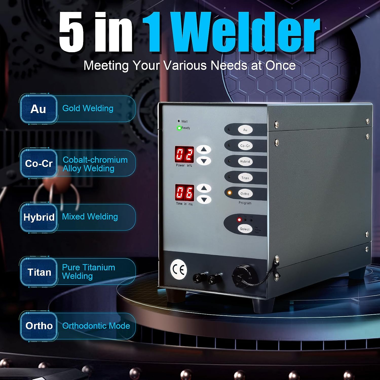PHYHPP CNC Automatic Spot Weld - Argon Spot Welder Jewelry Welding Machine recension och pris
