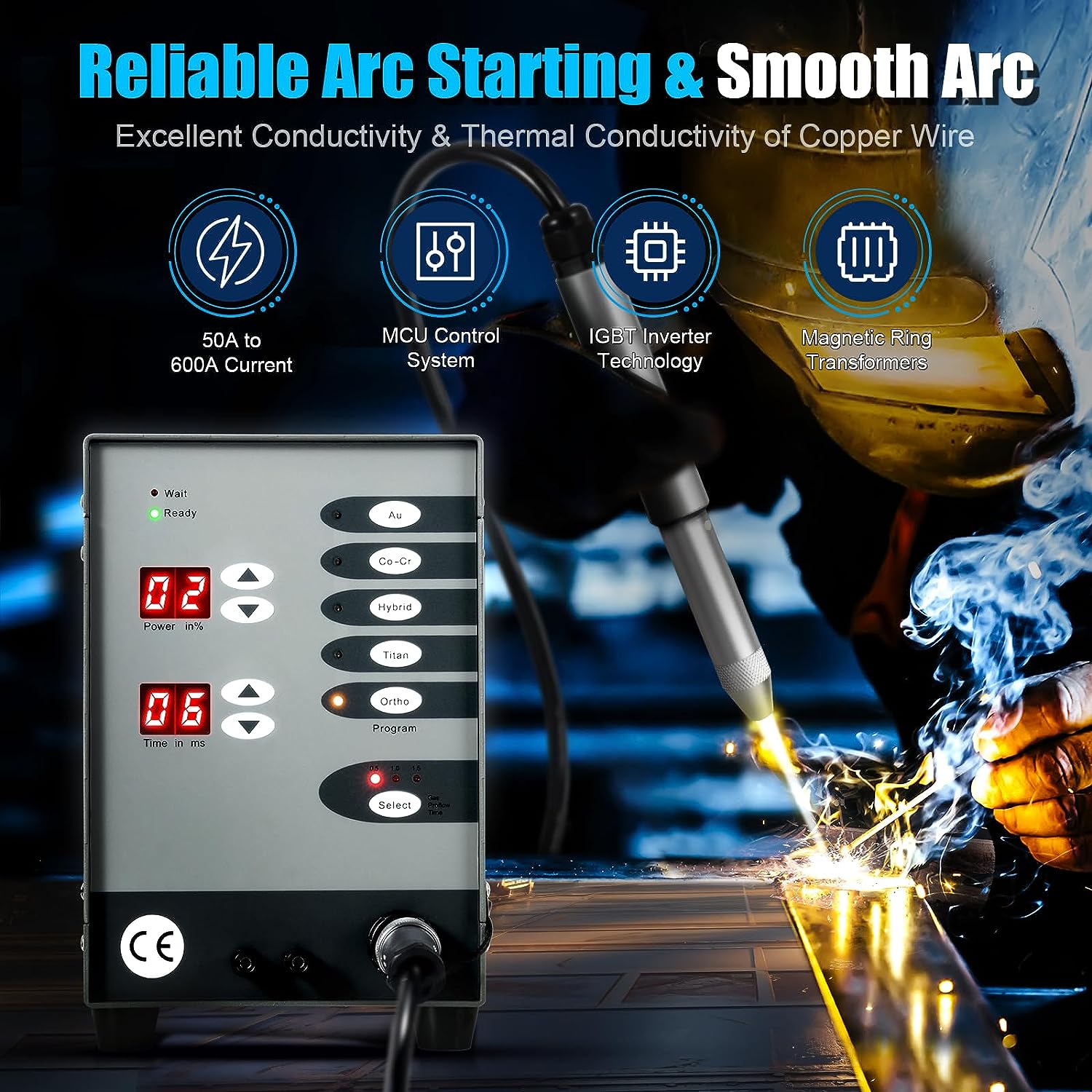 PHYHPP CNC Automatic Spot Weld - Argon Spot Welder Jewelry Welding Machine recension och pris