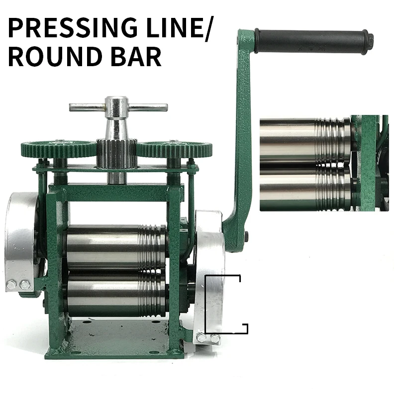 Manual Jewelry Press Rolling M - Jewelry Rolling Mill Manual Wire Flat Roller recension och pris