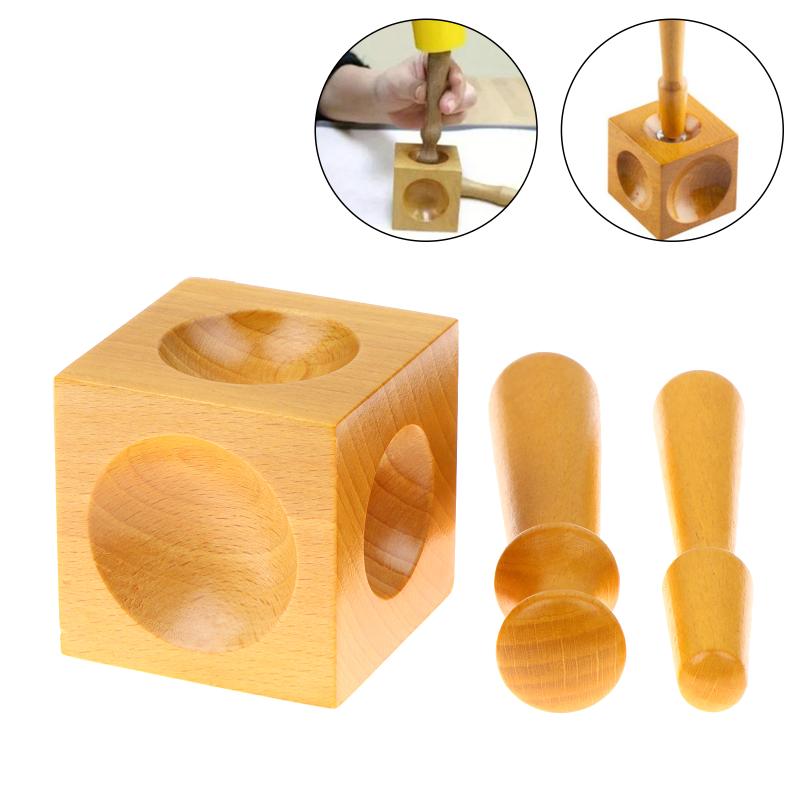 Square Tool Bench Block Doming - Dapping Block And Punch Set Jewelry Doming recension och pris