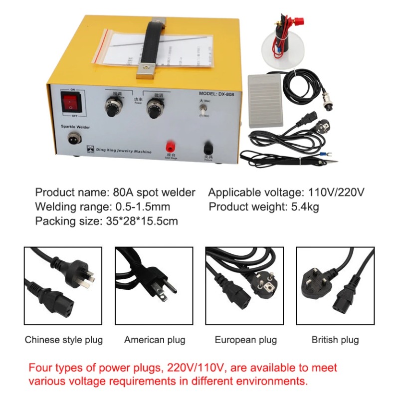 80A Handheld Pulsed Laser Spot - Handheld Laser Spot Welder Jewelry Gold recension och pris