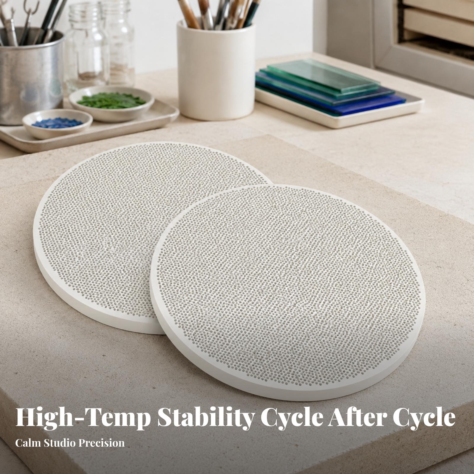 Ceramic Fusing Kiln Shelf Roun - Jewelry Soldering Board Ceramic Honeycomb recension och pris