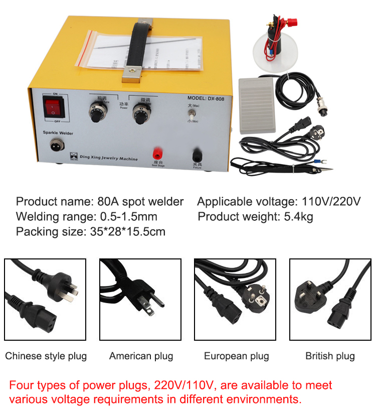 80A Handheld Pulsed Laser Spot - Handheld Laser Spot Welder Jewelry Gold recension och pris