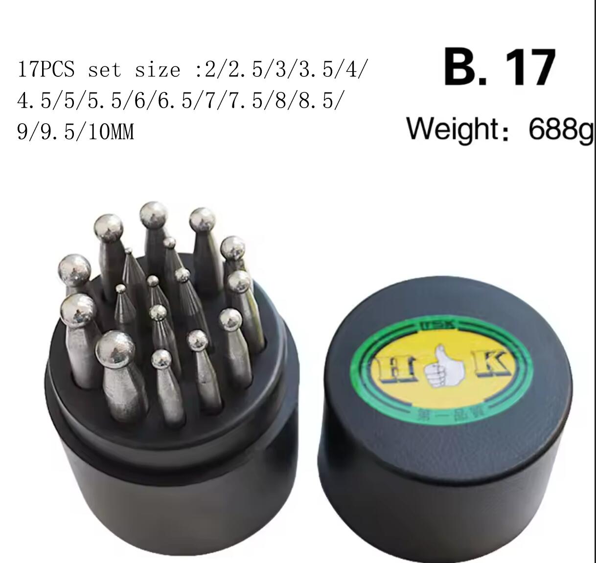 Steel Dapping Doming Punch Set - Dapping Block And Punch Set Jewelry Doming recension och pris