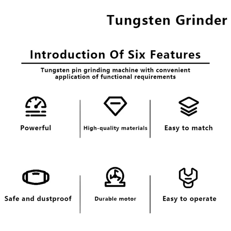 AX1 Portable Tungsten Electrod - Tungsten Electrode Needle Sharpener Tool recension och pris
