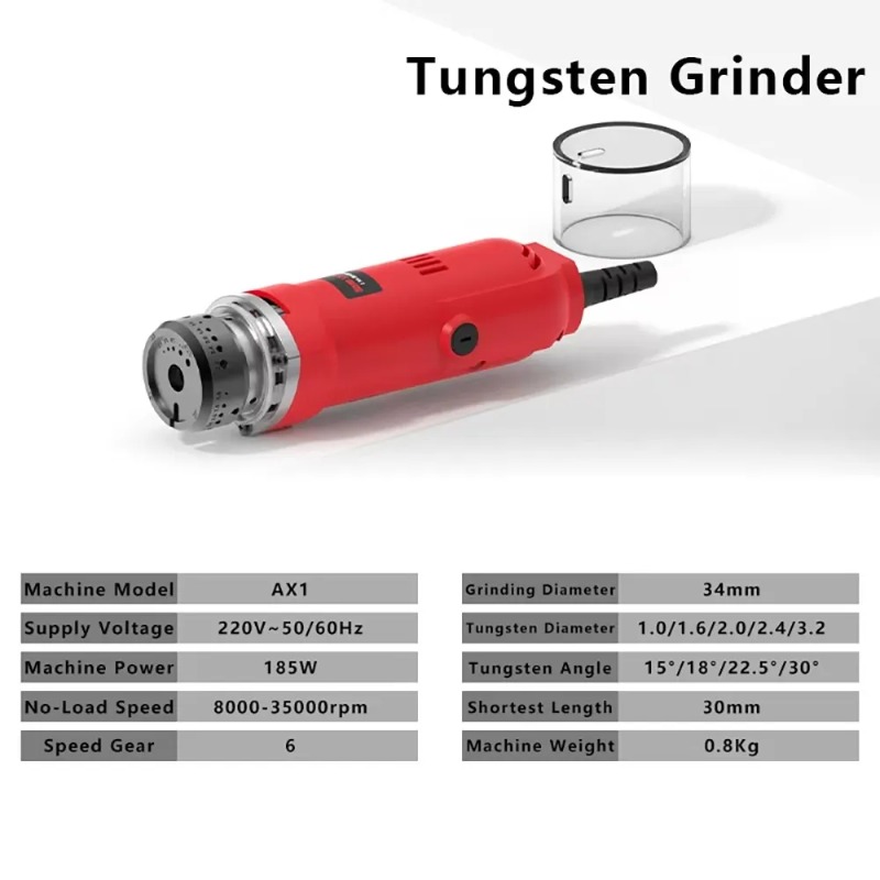 AX1 Portable Tungsten Electrod - Tungsten Electrode Needle Sharpener Tool recension och pris