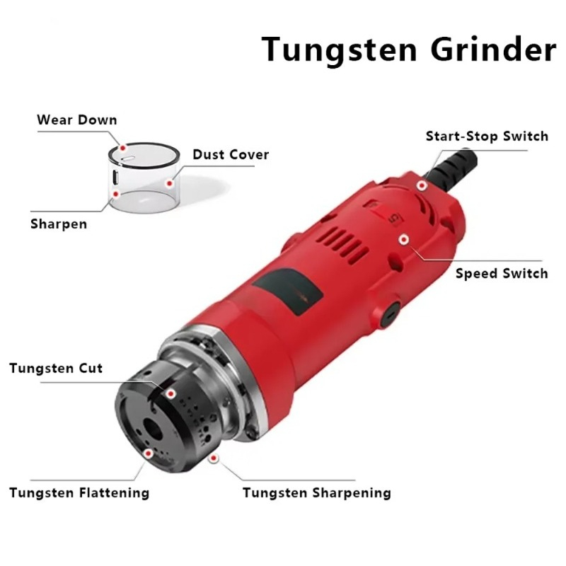 AX1 Portable Tungsten Electrod - Tungsten Electrode Needle Sharpener Tool recension och pris