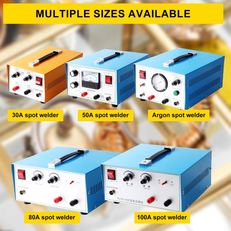 30/50/80/100A Pulse Sparkle Ar - Argon Spot Welder Jewelry Welding Machine recension och pris