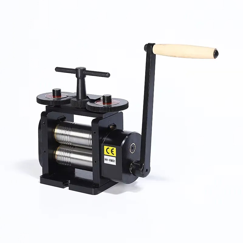 High Performance 110mm Sheet W - Jewelry Rolling Mill Manual Wire Flat Roller recension och pris