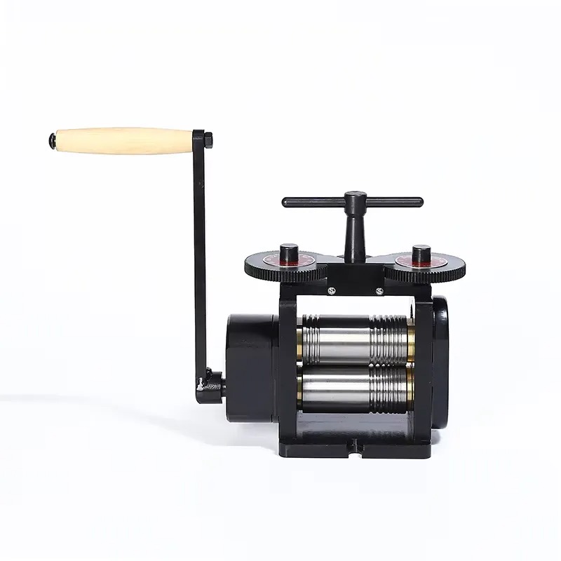 High Performance 110mm Sheet W - Jewelry Rolling Mill Manual Wire Flat Roller recension och pris