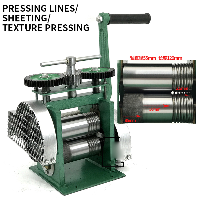Manual Jewelry Press Rolling M - Jewelry Rolling Mill Manual Wire Flat Roller recension och pris