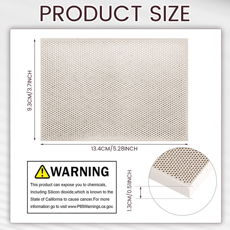 2Pcs Ceramic Honeycomb Solderi - Jewelry Soldering Board Ceramic Honeycomb recension och pris
