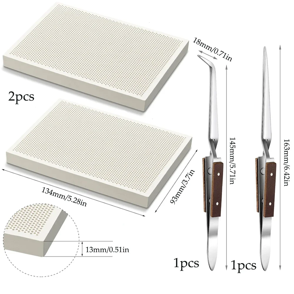 Ceramic Honeycomb Soldering Pa - Jewelry Soldering Board Ceramic Honeycomb recension och pris