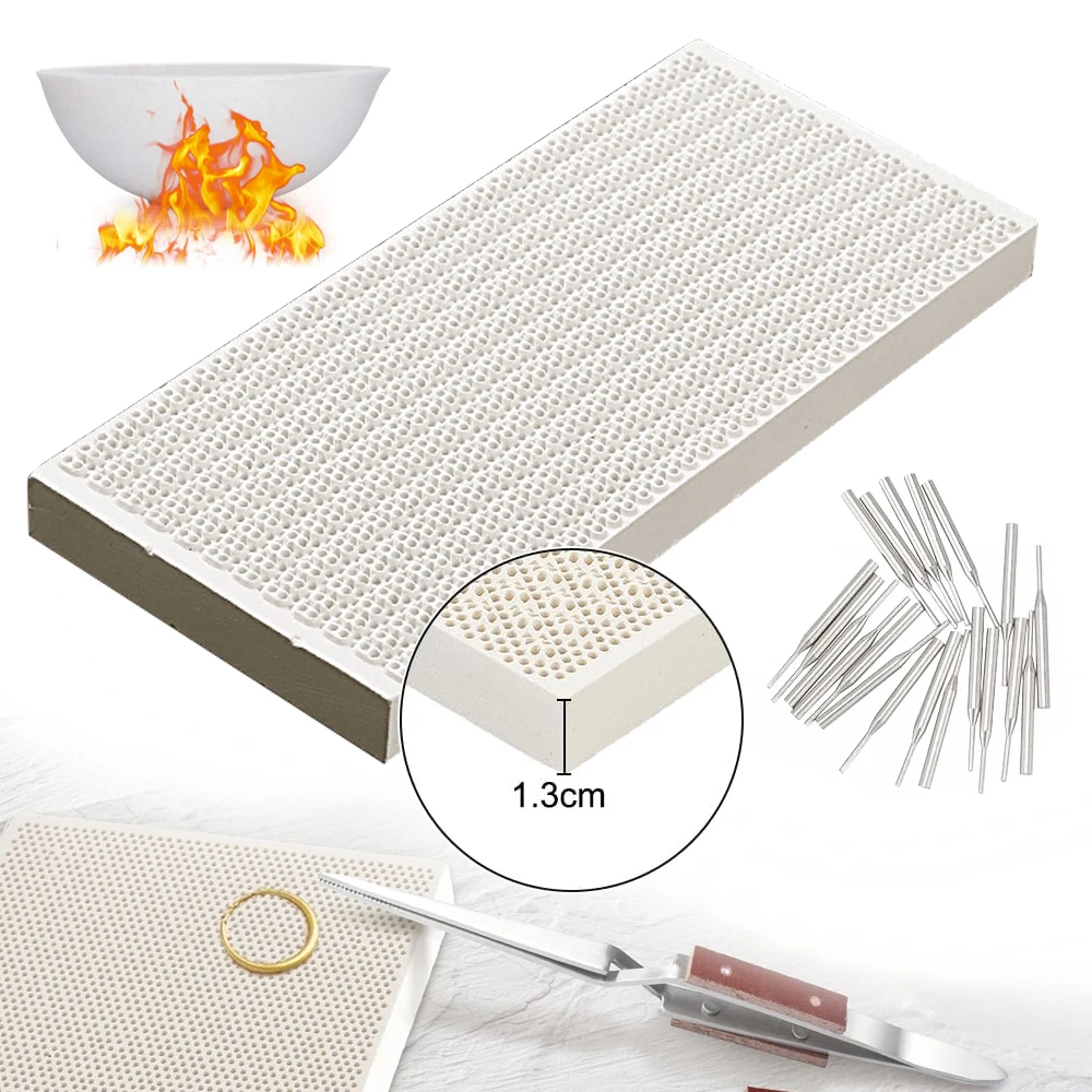 Ceramic Honeycomb Soldering Pa - Jewelry Soldering Board Ceramic Honeycomb recension och pris