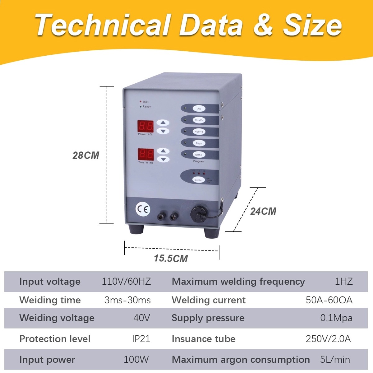 110V/220V Jewelry Spot Welder  - Argon Spot Welder Jewelry Welding Machine recension och pris