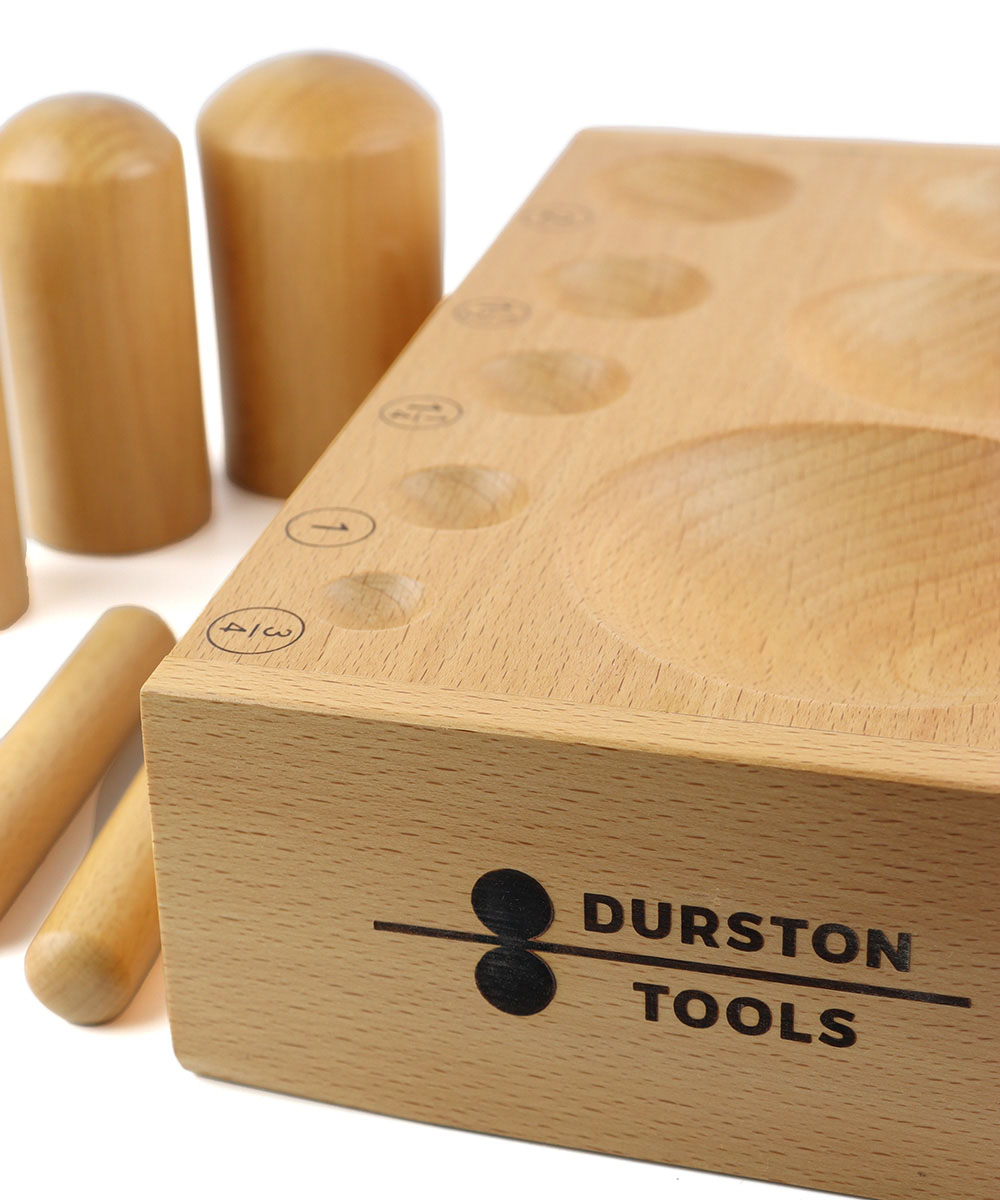 Durston 6 Punch Wooden Dapping - Dapping Block And Punch Set Jewelry Doming recension och pris