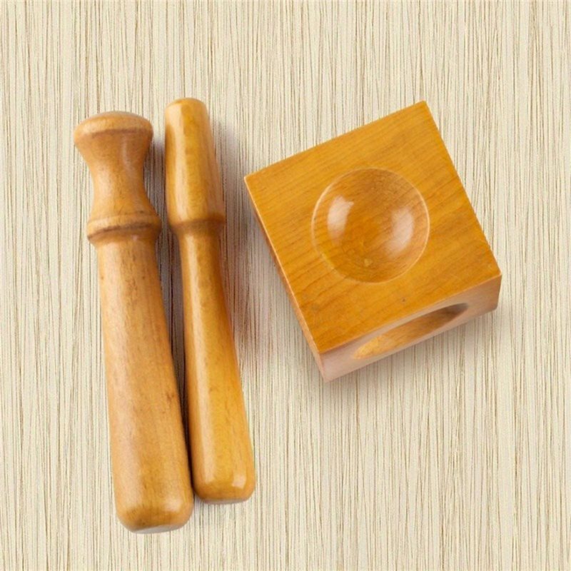 ABVC Jewelry Dapping Making To - Dapping Block And Punch Set Jewelry Doming recension och pris