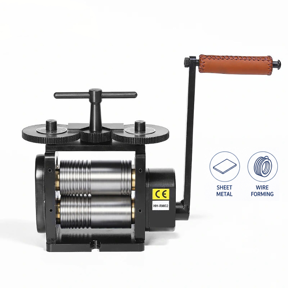130mm Combination Flat & Wire  - Jewelry Rolling Mill Manual Wire Flat Roller recension och pris