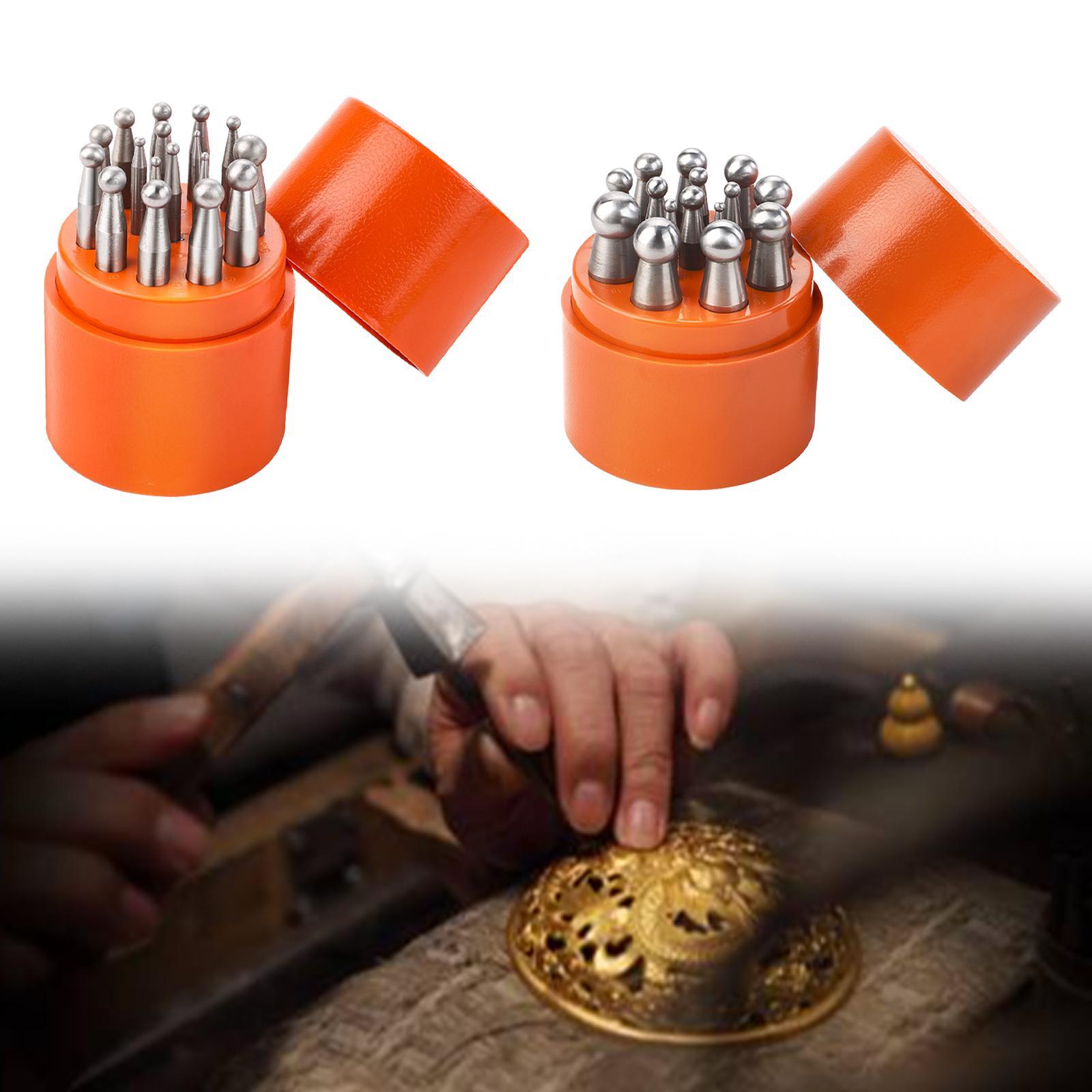 Jewelry Stamping Tools Craftin - Dapping Block And Punch Set Jewelry Doming recension och pris