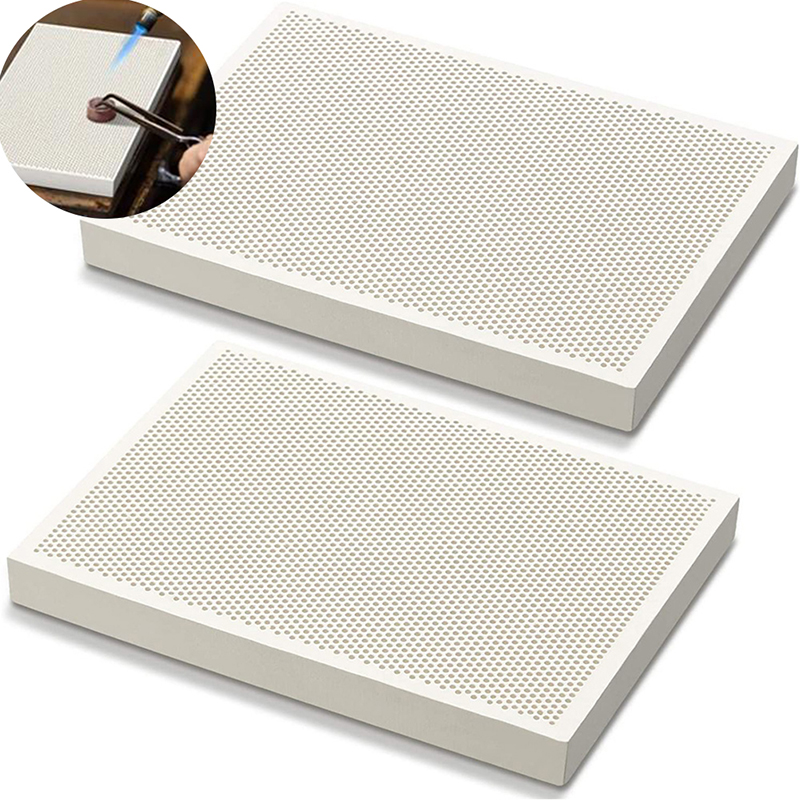 1Pcs Round/Square Ceramic Hone - Jewelry Soldering Board Ceramic Honeycomb recension och pris