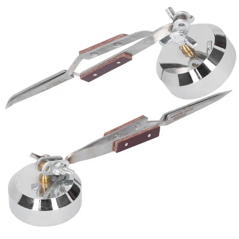 Metal Third Hand Base with Twe - Third Hand Soldering Tweezers Base Clamp recension och pris
