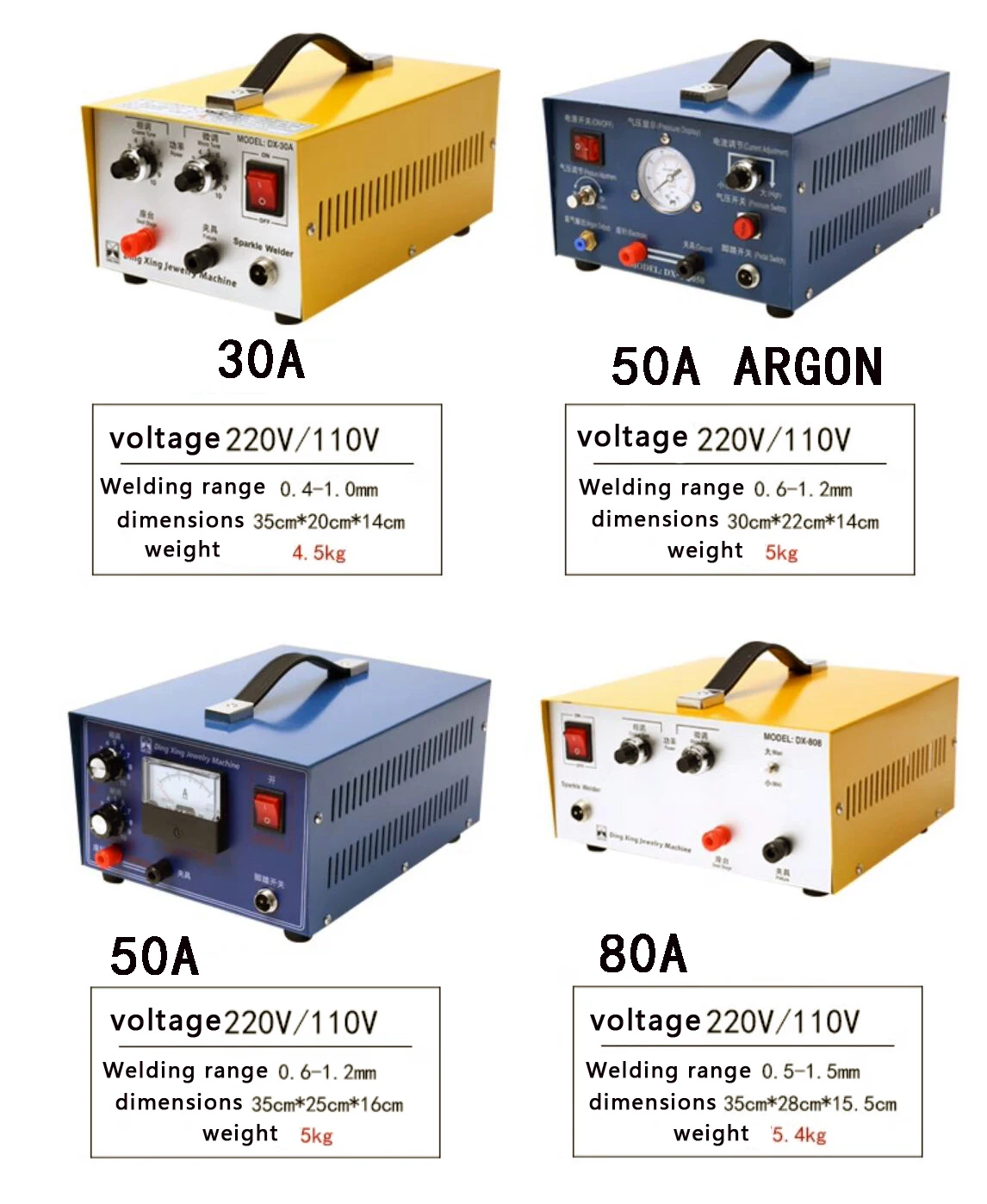 80A 50a argon Jewelry Spot Wel - Argon Spot Welder Jewelry Welding Machine recension och pris